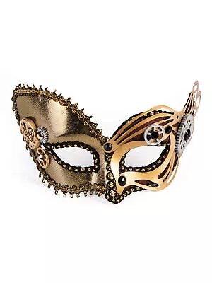 £12.02 • Buy Official Forum Steampunk Metallic Mask