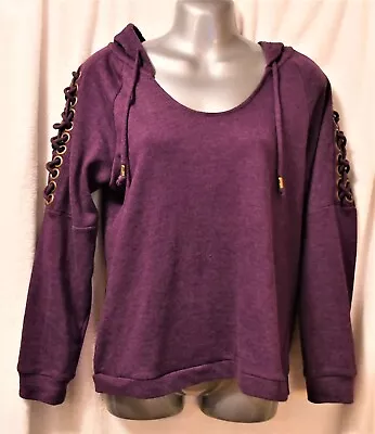 Venus Sweatshirt Hoodie Purple  Size-M Shoulder/Arm Detail • $8