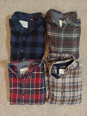 Lot Of 4 Weatherproof Vintage Flannel Shirts Men’s Size Medium • $34.99