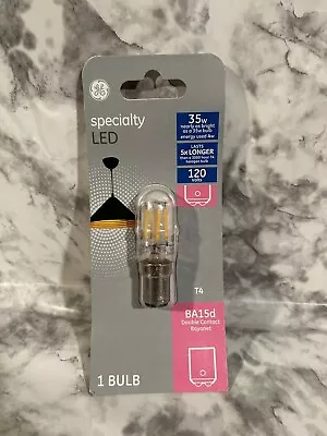 GE Specialty LED 35 Watt EQ T4 Soft White Light Bulb Double Contact Bayonet 35w • $8