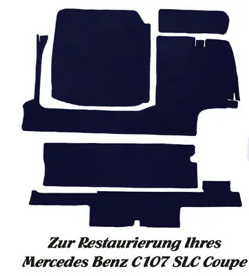 Darkblue Velours Trunk Carpet For Mercedes C107 SLC 280 350 380 450 500 71 -80 • $198