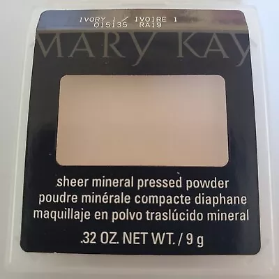 Mary Kay 015135 Sheer Mineral Pressed Powder Ivory 1 .32 Oz New Fast Shipping • $9.99