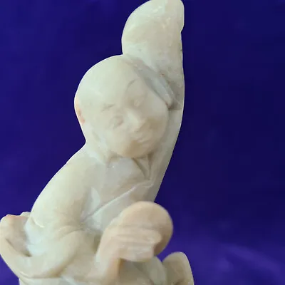 Antique Carved Hardstone Figure Of Taoist Liu Hai & His Fabulous 3-Legged Toad • £19