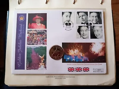 Vintage Limited Edition  First Day Cover  With 5 Pound  Con2002 • £9.90