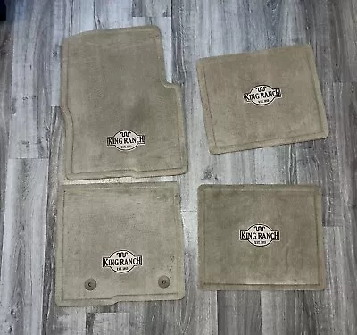 05 06 07 08 Ford F150 F-150 King Ranch Floor Mats Tan Carpets OEM Clean • $69.99