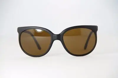 Vintage Vuarnet 002 Matte Black Sunglasses PX5000 Mineral Brown Lens • $119.20