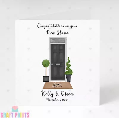 £2.99 • Buy Personalised New Home Card Congratulations New House Warming Card