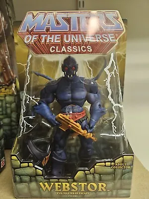 Masters Of The Universe Classics WEBSTOR ~ New Rare OOP  W/ Outer Box • $89.99