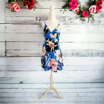 NEW Women's Express Fit & Flare Floral Spaghetti Strap Summer Dress Size XS NWT • $24.99