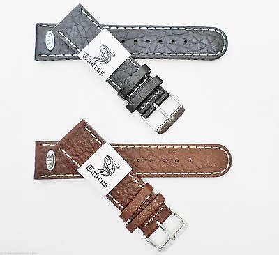 Taurus® Aero Genuine Leather Watch Band For Pebble Time Steel & Samsung Gear S3 • $19.99