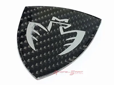 3d Gloss Real Carbon Fiber Black Midship Logo Fender Badge Emblem Mr2 Spyder Jdm • $24.75