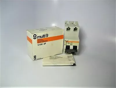 Merlin Gerin 20420 Multi 9 System C100 2-Pole 15 Amp Type U Circuit Breaker NEW • $16.99