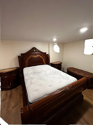 Used Bed Frame Set + Mattress • $4000
