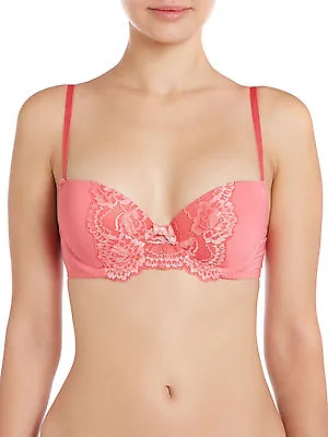 MARIE MEILI Aimee BALCONETTE BALCONY Bra Pink UK 36A NEW  • £19.95