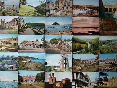 100 Unused J. ARTHUR DIXON Postcards Of ENGLAND.  1950's - 1970's. • £5.50