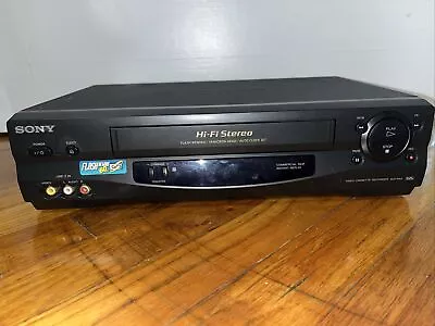 Sony SLV-N55 Hi-Fi Stereo 4-Head Flash VCR VHS Player Recorder *No Remote* • $47