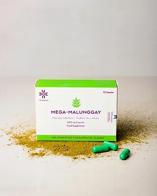 Mega Malunggay Supplement 30 Capsules (Moringa Oleifera) By Vpharma • $40.80