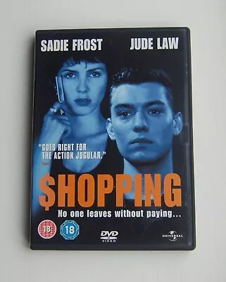 Shopping - Region 2 DVD - Sadie Frost Jude Law Sean Pertwee Jonathan Pryce • £3.99