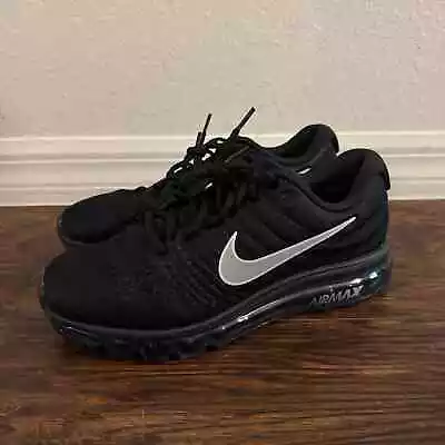 Nike Air Max 2017 Triple Black Men’s Sneakers Size 9 849559-001 • $110