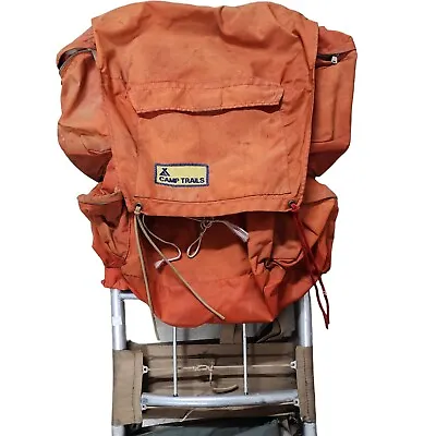 Rare Vintage Camp Trails External Frame Backpack Orange  • $32