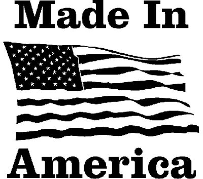 Made In America Flag Decal • $3.99