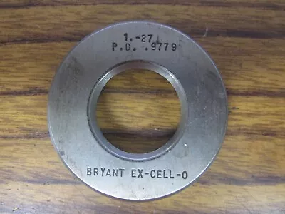 Thread Ring Gage 1.0 -27 EX-CELL-O • $172.50