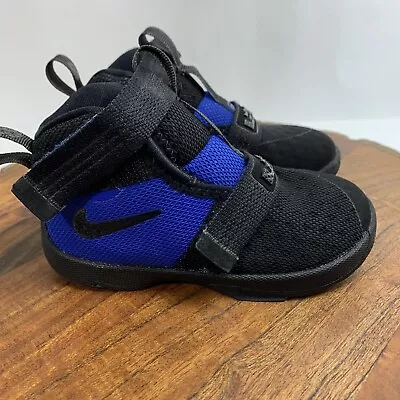 NIKE Black  Game Royal LeBron Soldier 10 (TD) 845123 004 Size 8C  • £24.06