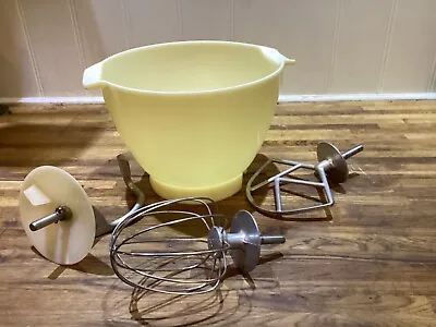 Kenwood Chef Bowl/K Beater/Whisk/Dough Hook. A701a.   VGC • £24.99