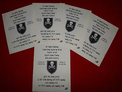 5 Vietnam War VC Propaganda Leaflets Against US Special Forces MIKE FORCE Team • $6.25