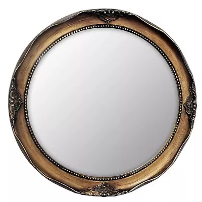Funerom Vintage 12.2 Inch Decorative Wall Mirror Hanging Mirror Round Antique Go • $34.28