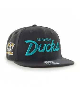 Anaheim Mighty Ducks '47 Brand NHL Snapback Adjustable Hat Cap Vintage Retro • $31.52