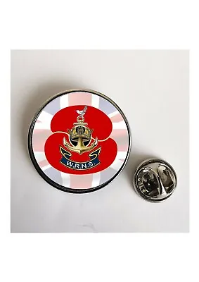 £4.25 • Buy WRNS Womens Royal Navy Service Poppy Military Army 25mm Lapel Badge