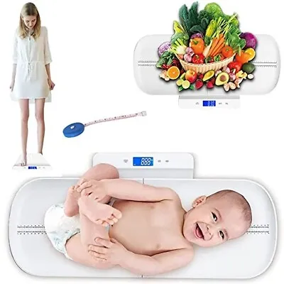 OLIYA Pet Scale Toddler Scale With Hold Function Infant Scale Measure Lb/kg/oz • £22.49