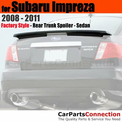 Painted Trunk Spoiler For 08-11 Subaru Impreza WRX 37J SATIN WHITE PEARL • $176.79