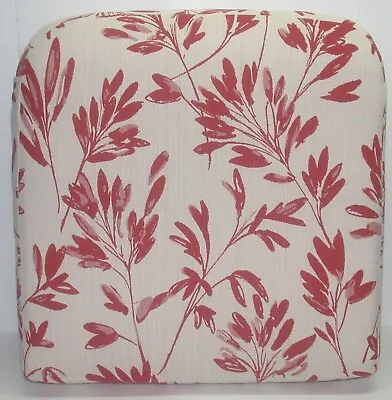 Deep Seat Wicker Bottom Cushion MIX 'N MATCH ~ Red Ivory Floral 24 X 25 X 7 NEW • $19.99