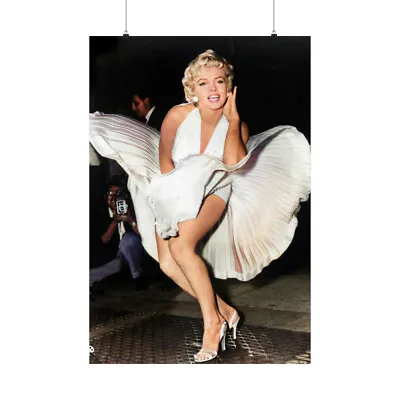 Marilyn Monroe Stood On A Subway Poster  Eco-friendly Multiple Sizes • $15.62