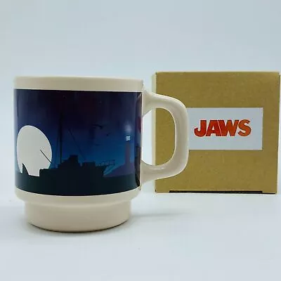 JAWS Orca Moonlight Stacking Ceramic Mug Universal City Studios GreatWhite Shark • $38.86