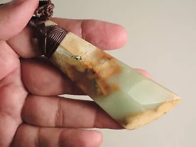 $375 • Buy SIBERIAN RUSSIAN Jade Cream Brown Red Nephrite POLISHED Quality PYRAMID BIG TOKI