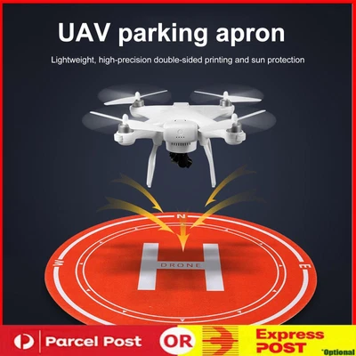 $9.69 • Buy 50cm Drone Landing Pad Foldable Felt Drone Parking Apron Non-fading UAV Supplies