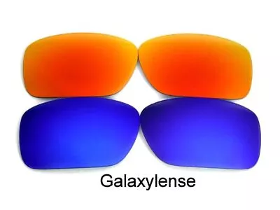 Galaxy Replacement Lenses For Oakley C Wire New 2011 Blue&Red Polarized 2PS • $11.68