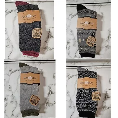 GAA HUU Mens Thermal Insulated Socks Chill Guard Multi-Colors Shoe Size 9-13 • $18