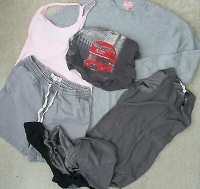 5 Lot MUMU Womens S Viscose Sweater GW Silk Dress Nike Gym Tank Madewell Shorts • $16.70
