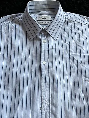Yves Saint Laurent Mens Shirt Medium Collar 15.5” • £8.49