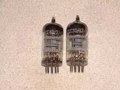 2 X 12AT7 Mullard Tubes*Very Strong & Balanced Matched Pair*1964*  #4 • $79.99