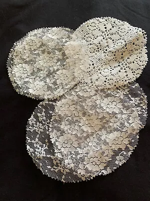 LOT OF LACE CIRCLES For CRAFTS ETC • $6