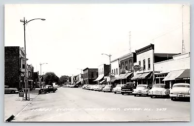 $30 • Buy Genoa Illinois~Main Street~Tischler's Grocery Store~Blatz Beer~1950s Cars~RPPC