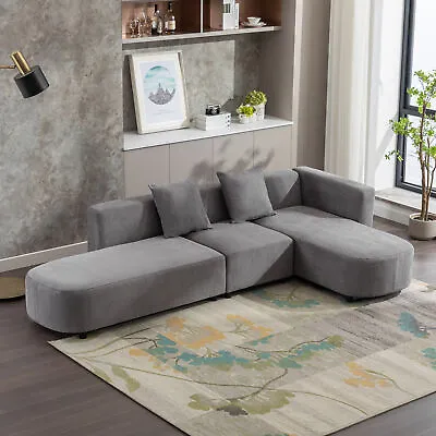 Luxury Living Room L Shape Sofa Modern Style Couch Living Room Upholstery Sofa • $697.90