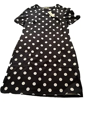 £2.99 • Buy Ladies Viscose Polka Dot Dress - Size 12 BNWT