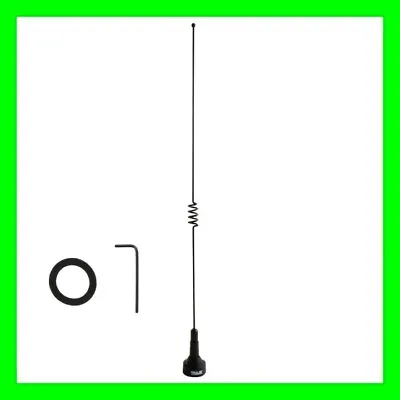 NMO Dual Band BLACK Antenna VHF 140-170 UHF 430-470 Mobile Ham Radio Tram 1181 • $23.97