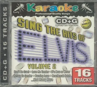 Karaoke Sing The Hits Of Elvis 2 - V/a - Cd - **excellent Condition** • $30.50